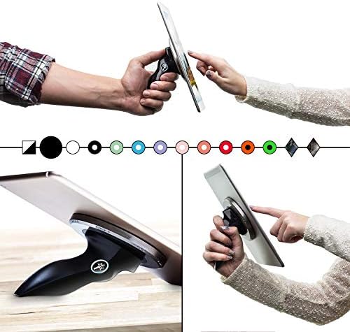 Premium Ergonomic Universal Tablet Stand – Adjustable Holder for i Pad, Samsung & More | Made in USA | Perfect for Desk, Lap, or Bed Use | Lightweight, Durable & Stylish Black Finish for Ultimate Hands-Free Comfort