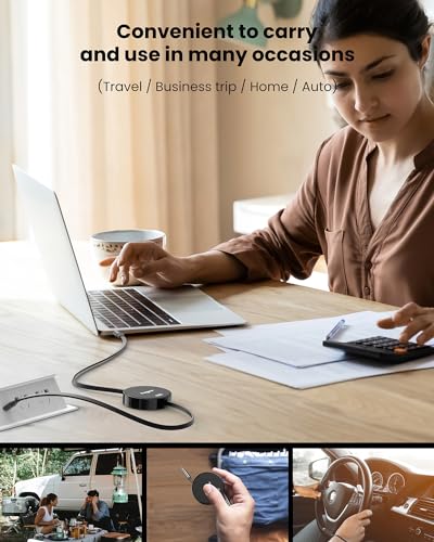 Fasgear High-Power 240 W Retractable USB C to C Charging Cable – Ultra-Fast 5 A Power Delivery for i Phone 15 Plus & Samsung Galaxy S23 – Compact and Durable Tangle-Free Design for Effortless Portability and Efficiency