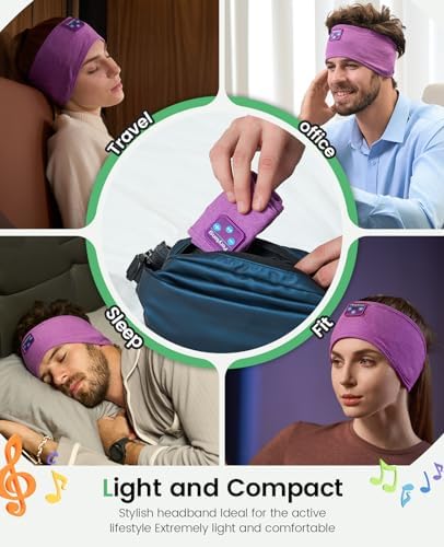 Perytong Wireless Bluetooth Sports Headband Headphones – Ultimate Comfort & Crystal-Clear Sound for Sleep, Yoga & Jogging – Perfect for Insomnia Relief, Meditation, and Easy Device Pairing