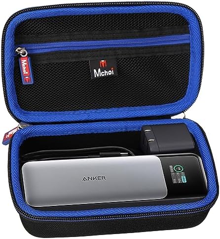 Ultimate Mchoi Shockproof Hard Storage Case for Anker 737 Power Bank & 715 Charger Combo – Durable Protection for 24,000 m Ah Power Core & Nano II 65 W Accessories – Lightweight Travel Case with Organized Storage & Water-Resistant Design for On-the-Go Tech Safety