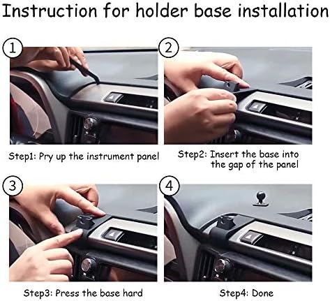 Innovative 360-Degree Car Phone Holder for 2019-2025 Toyota RAV4 – Ultimate Mobile Mount for Safe Navigation and Hands-Free Connectivity – Tailored Fit for LX, XLE, Hybrid LE, SE, Woodland, and Prime SE Models – Effortless Installation, Durable Design, and Enhanced Road Safety