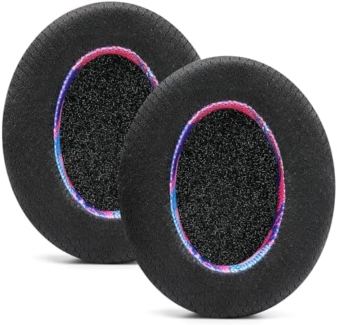 Upgrade Your Arctis Nova Experience with WC Freeze Cooling Gel Earpads – Optimal Comfort and Enhanced Sound Isolation for Pro Wired, Nova 7, 5, 4, 3, 1 Headsets – Designed by Wicked Cushions | Black | Superior Hybrid Fabric Technology for Long Gaming Sessions