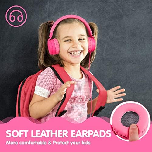 Premium ONTA Kids Headphones – Comfortable Noise-Canceling On-Ear Headset for Young Learners | Durable Wired Earphones Designed for School, Travel, and Home | Perfect Fit for i Pads, Smartphones, and Laptops | Unmatched Sound Quality for Ages 3+