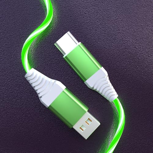 Illuminate Your Charging Experience: Premium 78-Inch Light Up USB C Charging Cable with 3 A Fast Charging Capability – Universal Compatibility for i Phone 16/15/Pro/Plus/Pro Max, Galaxy S24/S23/S22/S21/S20, i Pad, Pixel & More – Durable, Stylish LED Indicator for Nighttime Visibility and Enhanced Convenience
