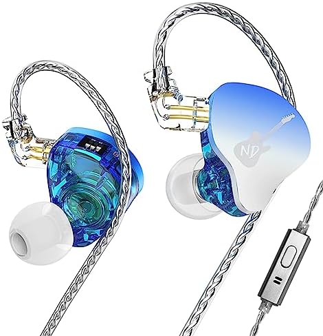 Experience Unmatched Sound with CCA ND DD3 Adjustable Tone In-Ear Monitor Headphones – Dual Magnetic Dynamic Driver Gaming Earbuds with Detachable Cable for Customizable Audio Performance and Ultimate Comfort