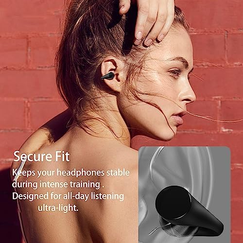 Revolutionary Wireless Bone Conduction Ear Clip Headphones – Open Ear Bluetooth Earbuds for Ultimate Comfort and Awareness – Ergonomic, Sweat-Resistant Design with Long Battery Life – Perfect for Outdoor Activities and Daily Use