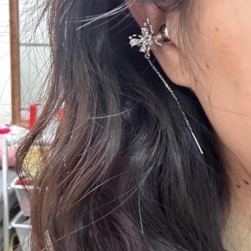 Elevate Your Audio Style with Chooseyo’s Butterfly Rhinestone Clip-On Earbud Accessories – Chic Zirconia-Studded Embellishments for Effortless Earphone Personalization and DIY Glamour, Ideal for Fashion-Forward Tech Enthusiasts and Elegant Decoration.