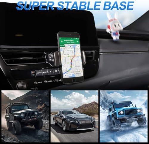 Phone Mount for 2022-2024 Lexus ES 250 350 300h, Phone Holder Mount for Dashboard Air Vent Fit for iPhone & All Smartphones (Style A) – Enhanced Compatibility and Speed