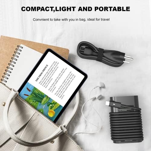 45 W USB-C Charger for Dell XPS & Latitude Laptops – Fast Charging Power Supply with Universal Compatibility & Safety Features for Models 7390, 9350, 9360, and More – Lightweight & Efficient Design for On-the-Go Users – Reliable Replacement for HA45, NM180, LA45, NM150
