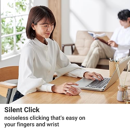 Elevate Your Productivity with the ELECOM Wireless Ergonomic Mouse – Silent Click, 2000 DPI Precision, 20-Month Battery Life, and Stylish White Design for PCs, Macs, and Laptops – Perfect for Home or Office Use