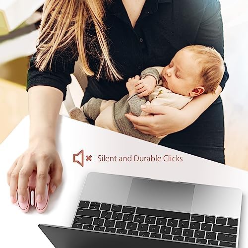 Adorable Pink Cat Wireless Silent Mouse – 2.4 GHz Plug and Play Optical Companion for Laptop & PC – Compact, Noise-Free Design Perfect for Home, Office, and Study Sessions – Cute Cat-Themed USB Nano Receiver Included