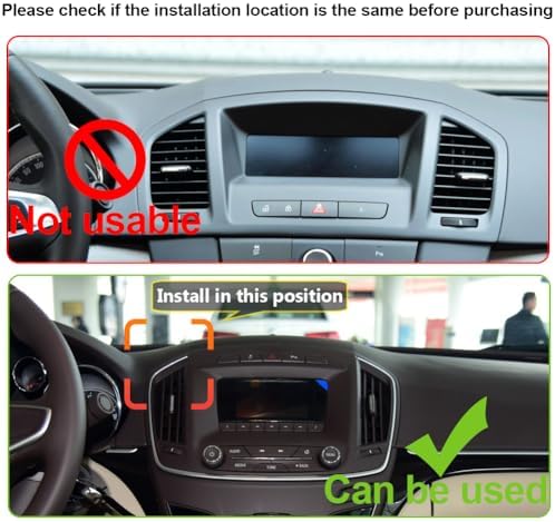 Premium Car Phone Holder for 2018-2020 Buick Regal Sportback & Regal Tour X – Secure Auto Lock Hands-Free Smartphone Mount with 360° Rotation for i Phone & Android – Enhance Safety and Navigation Convenience