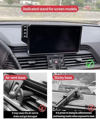Car Phone Holder for 2021-2025 Audi Q5/2020-2025 A5/S5/RS5/20-25 A4/S4, 360° Rotation, 10.1 inch Screen Fixed Clip, Auto Accessories Navigation Bracket – Enhanced Compatibility and Speed