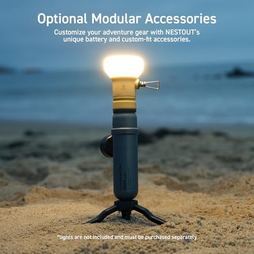 NESTOUT 5000 m Ah Waterproof Portable Charger – IP67 Rated Power Bank with 15 W USB-C Fast Charging, Shockproof Design for Ultimate Durability in Outdoor Adventures – Ideal Battery Pack for Hiking, Camping, and Travel Essentials