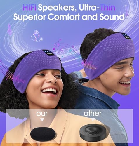 TOPOINT Premium Bluetooth Sports Headband Earphones – Unmatched Comfort for Yoga, Jogging & Sleep – Rapid USB-C Charging with Superior Sound Performance – Perfect Gift for Active Lifestyles and Relaxation Enthusiasts