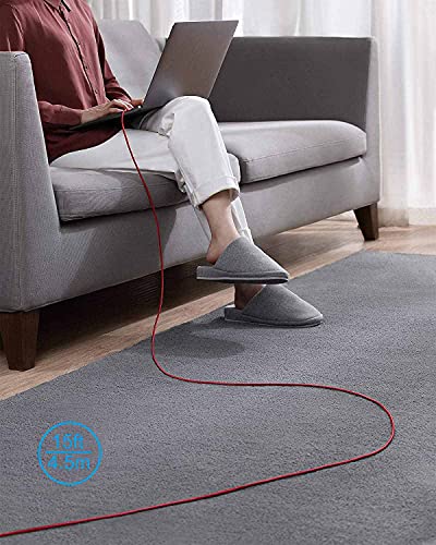 15 FT USB C to USB C Charging Cable – 100 W Fast Power Delivery for i Phone 15 Pro Max, Mac Book Air, i Pad Pro, Samsung Galaxy, One Plus, Google Pixel, PS5 & Xbox – Ultimate Durability and Enhanced Compatibility for Rapid Charging and Data Transfer
