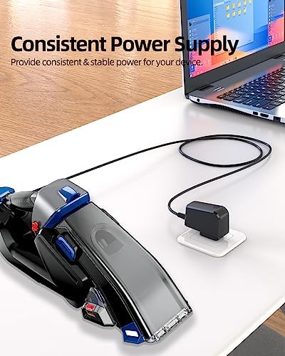 Bissell Pet Stain Eraser Plus Charger – High-Speed AC Adapter for 3180, 3181, 3182, 3183, 3705, 3706, Power Brush Plus 2837, 2842, 2846 – Essential Handheld Vacuum Power Supply for Pet Owners with Enhanced Durability and Versatility