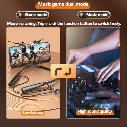 Discover the LANDIBO Bluetooth 5.4 Neckband Headphones – Your Ultimate Audio Companion with 100 Hours Playtime, Ergonomic IPX7 Waterproof Design, and Advanced Noise Cancellation for Unmatched Sound Quality. Enhance Your Workout and Leisure Time with Seamless Connectivity and Built-in Microphone for Crystal Clear Calls. Enjoy Real-time Battery Monitoring with LED Indicator, Perfect for Long Listening Sessions. Designed for Comfort and Durability, These Semi-in-Ear Wireless Earbuds are Ideal for Active Lifestyles. Elevate Your Listening Experience with LANDIBO – Where Functionality Meets Superior Sound.