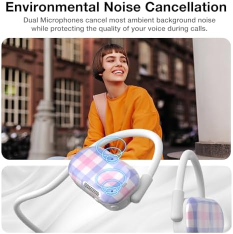 Purity Air Open Ear Headphones – Advanced True Air Conduction Wireless Bluetooth Earbuds with Dual Mic for Clear Calls – Ergonomic, Sweat-Resistant Design for Active Lifestyles – Compatible with i Phone & Android – Ultimate Comfort and Audio Awareness