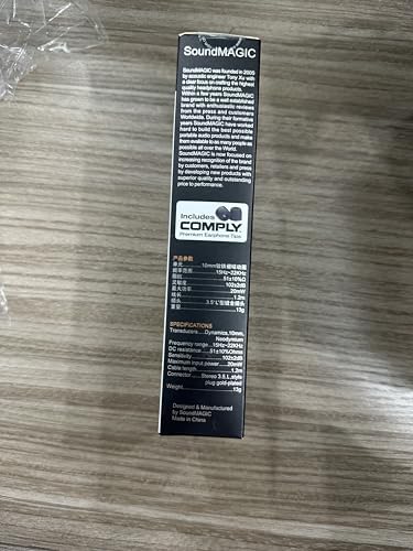 Sound MAGIC E50 Wired Earbuds – Premium Hi-Fi In-Ear Monitors with Noise Isolation and Comfortable Fit – Perfect for Music Lovers, Musicians, and Audiophiles – Ergonomic Design, Enhanced Device Compatibility, and Exceptional Sound Quality in Striking Blue Finish