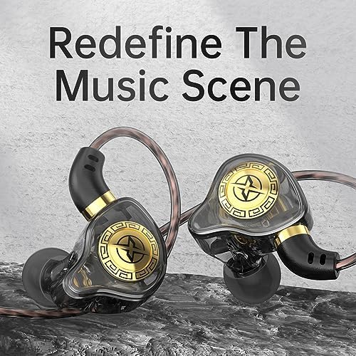 X1 Professional In-Ear Monitor Headphones – Ultimate Wired Earbuds with Dynamic Sound and Advanced Noise Isolation for Musicians | Type-C Connectivity for Modern Devices & Integrated Microphone for Effortless Communication | Ergonomically Designed for Extended Comfort and Performance Optimization