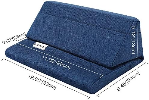Mo Ko Tablet Pillow Stand – Premium Soft Support for Tablets Up to 11 Inches, Ideal for i Pad 10.2″ (8 th Gen), i Pad Air 4/3, i Pad Pro 11/10.5/9.7, Mini 5/4, Galaxy Tab S6/S7 11″ – Luxurious Hands-Free Viewing Solution in Chic Purple for Ultimate Relaxation and Versatile Use