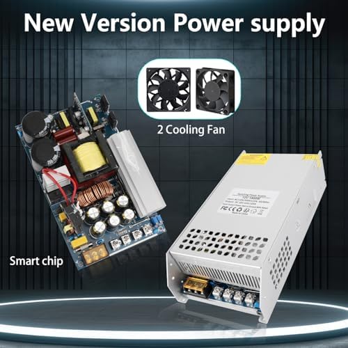 High-Efficiency 600 W 24 V AC to DC Power Supply – 25 A Versatile Switching Adapter for LED Strips, Motors, CCTV Systems, and 3 D Printers – Durable and Reliable Performance for All Your Power Needs