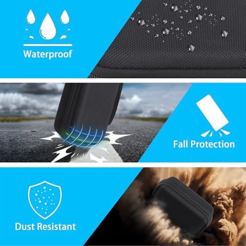 co2 CREA Green Hard Case for Anker Mag Safe UFO 3-in-1 Mag Go Wireless Charger Station – Travel-Friendly Foldable Charging Pad Protector with Enhanced Compatibility and 15 W Fast Charging Capability, Ideal for On-the-Go Charging Solutions