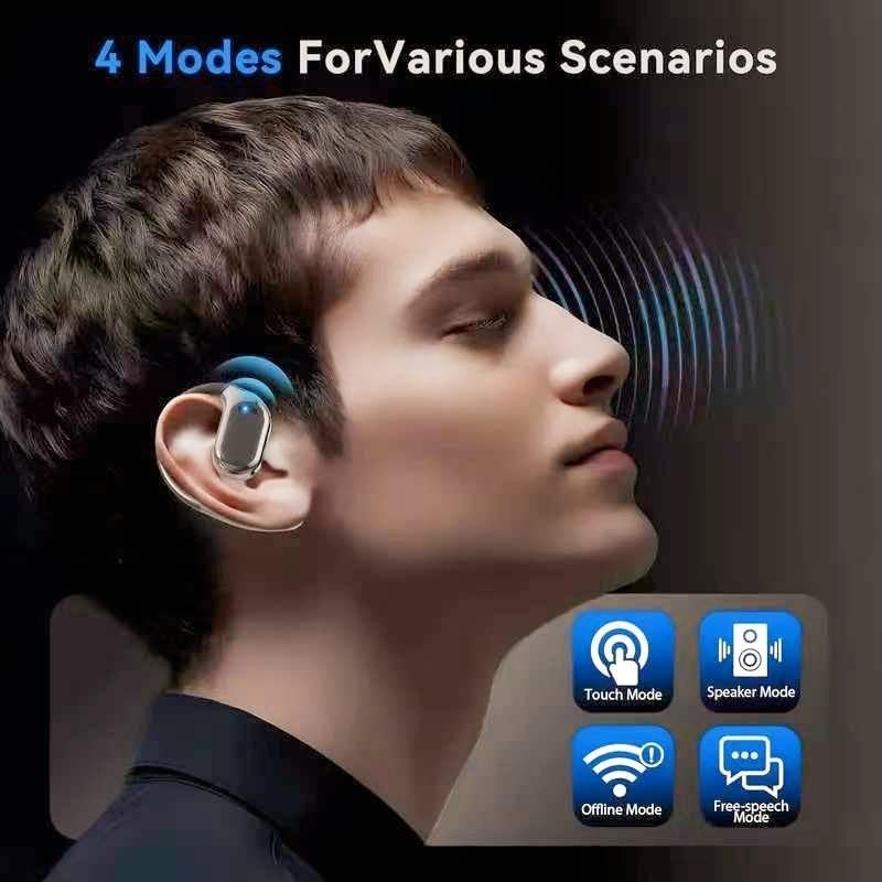 AI-Powered Language Translation Earbuds – Effortless Real-Time Communication in 144 Languages – Noise-Cancelling Wireless Headphones for Global Travelers and Professionals – Seamless Compatibility with i OS & Android Devices – Lightweight, Ergonomic Design for All-Day Comfort – Transform Your Multilingual Interactions Instantly!