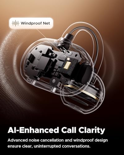 Elevate Your Audio Experience with truefree C10 Open-Ear Bluetooth 5.4 Earbuds – Lightweight Clip-On Wireless Headphones Offering Immersive 12 mm Spatial Sound, 28-Hour Extended Playtime, IPX5 Water Resistance, AI Noise Cancellation for Superior Call Clarity, Dual Device Connectivity, and Tailored Audio Customization for Maximum Comfort and Performance