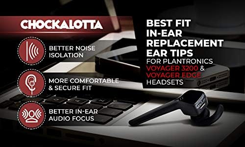 Upgrade Your Listening Experience: Premium Silicone Eartips for Plantronics Voyager 3200/Edge – Left Ear Small (3 Pack) – Enhanced Noise Isolation and Comfort for Seamless Communication and Audio Clarity