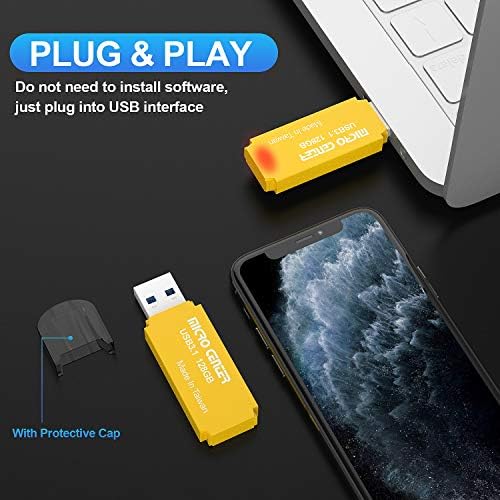 Micro Center Pro 512 GB USB 3.1 Gen1 Flash Drive – Ultra-Fast External Data Storage Solution for Professionals and Students – Compact Green Thumb Drive with Enhanced Compatibility for PCs, Laptops & Consoles