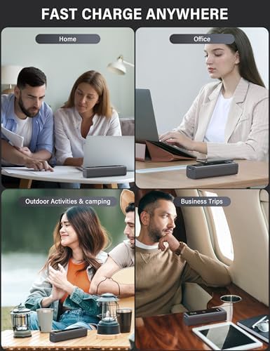 Ultra-Fast 100 W 10000 m Ah Portable Power Bank with Dual USB Ports – Compact Travel Charger for i Phone, Galaxy, i Pad, and Mac Book – Features Smart TFT Display, LED Emergency Light & SOS Modes for On-the-Go Power Solutions – Ideal for Busy Lifestyles and Adventure-Ready Backup Power