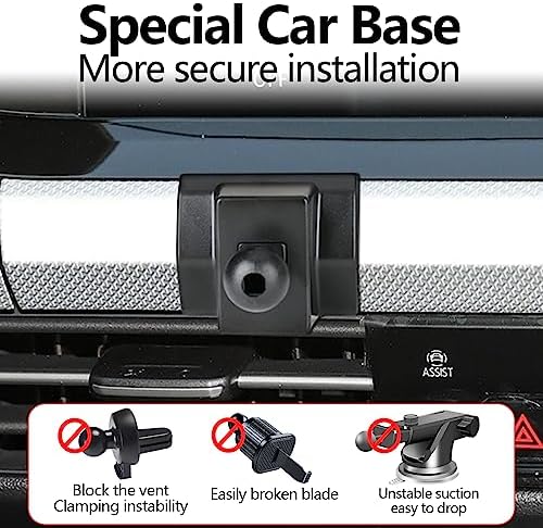 VW Golf 7 MK7 R GTI 2015-2021 Premium Car Phone Holder with 360-Degree Rotation | Enhanced Stability & Hands-Free Navigation | Effortless Installation & Sleek Aesthetic Design | Universal Smartphone Compatibility – Essential Auto Accessory for Modern Drivers