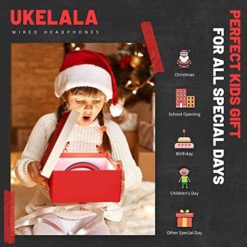 U2 Kids’ Lightweight Wired Headphones in Stylish Pink – Comfortable On-Ear Design Perfect for School, Travel, and Home | Durable, Easy-to-Use Headphones Compatible with i Pads, Tablets, and Laptops | Ideal for Young Girls and Students Seeking Engaging Audio Experience