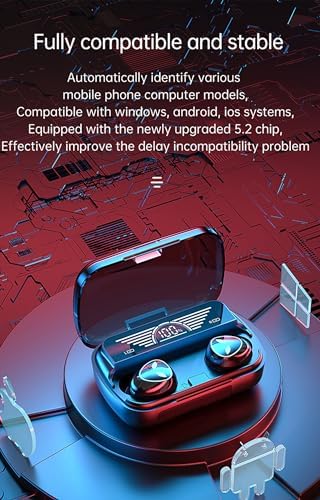 Ultimate Wireless Sound Experience: Bluetooth 5.3 True Wireless Earbuds with IP7 Waterproof Rating, Touch Control, Built-in Mic & LED Battery Display – Perfect for Active Lifestyles and Everyday Use, Model 6