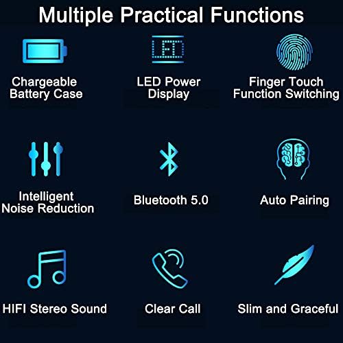 IHAO Bluetooth 5.3 Clip-On Sport Earbud Headphones – 80-Hour Playtime, Noise-Cancelling Hi-Fi Sound, IPX4 Waterproof, Secure Fit for Active Lifestyles, Perfect for Workouts and Leisure, Enhanced Connection Speed, Painless Wear – Black