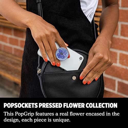 Magnetic Pop Grip for Mag Safe – Elegant Enamel Rose Noir | Multifunctional Phone Stand with Secure Grip & Customizable Swappable Top | Effortless Hands-Free Viewing Kickstand | Wireless Charging Compatible Accessory for Enhanced Smartphone Usability