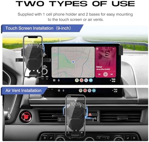Ultimate Car Phone Holder for 2023-2025 Honda Pilot – Adjustable Air Vent Mount for 9-Inch Screens, 360-Degree Rotation, Hands-Free Use, Enhanced Stability & Compatibility for Seamless Navigation and Communication