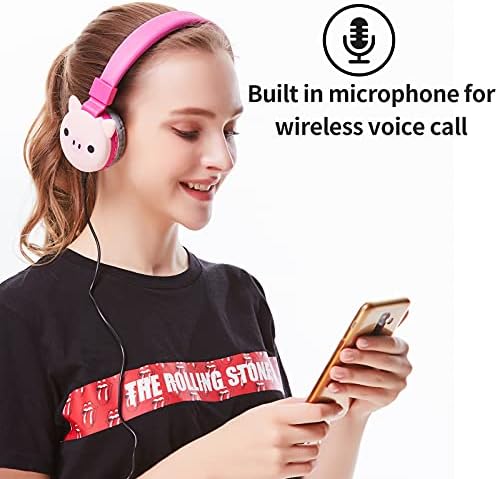 Safe and Fun Black Cat Wireless Over-Ear Headphones for Kids Aged 3-12 – 85 d B Volume Limiter, 30-Hour Playtime, Bluetooth 5.0, FM Radio & TF Card Support – Exceptional Audio Experience for Young Listeners with Ultimate Safety Features