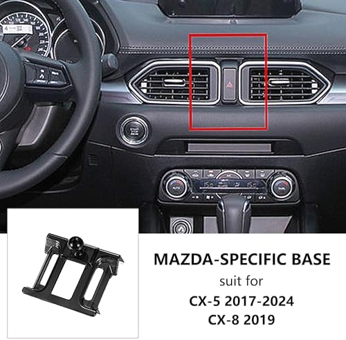 Premium UDIWOK CX-5 Car Mount for Mazda CX-5 (2017-2024) – Optimized Mobile Phone Holder for Seamless Hands-Free Driving and Enhanced Compatibility