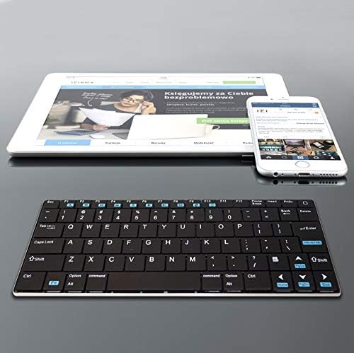 Rii K12+ Mini Wireless Keyboard with Touchpad – Sleek Stainless Steel Design for Mac, PC, and Tablet – Ultimate Portable Solution for Smart TVs and Raspberry Pi – Effortless Navigation and Productivity on the Go