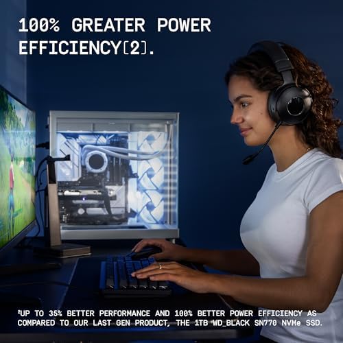 Unlock Epic Gaming Performance with WD_BLACK 500 GB SN7100 NVMe SSD – Blazing Fast Gen4 PCIe Drive for Seamless Gameplay at Up to 6,800 MB/s – Compact M.2 2280 Design for Enhanced Compatibility and Reliability – Elevate Your Gaming Rig Now!