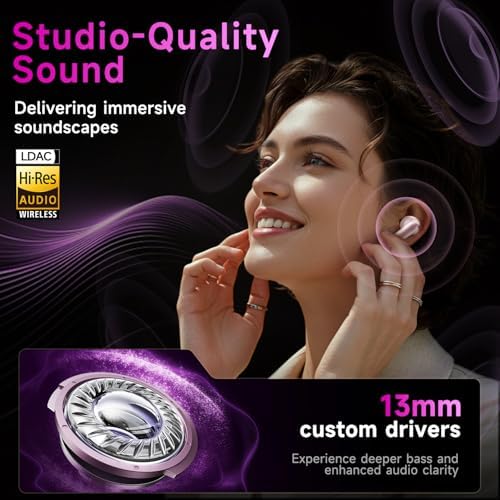 Experience Unmatched Sound with Bluetooth 5.4 Wireless Earbuds – Studio-Grade Audio, Deep Bass, and Advanced Noise Cancellation for Crystal Clear Calls – IPX6 Waterproof Design for Active Lifestyles, Enhanced Comfort with Memory Foam Tips, and an Incredible 10-Year Battery Life in a Stylish Blue Finish. Perfectly Engineered for Audiophiles and Casual Listeners Alike, These Earbuds Offer Seamless Connectivity, Making Them Your Ideal Companion for Workouts, Commuting, or Relaxation. Elevate Your Listening Experience and Stay Connected Effortlessly with Long-Lasting Performance and a Lightweight, Durable Construction Tailored to Your Lifestyle. Choose Quality Sound Today!