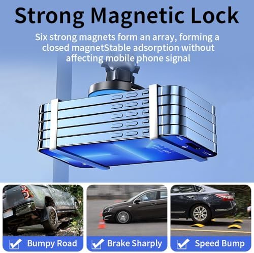 Car Magnetic Phone Mount for Honda CRV CR-V 2023 2024 2025 and Honda HRV HR-V 2023-2025 Auto Interior Accessories Best Cell Phones Holder Fast 15W Wireless Charger Charging GPS Screen Stand – Enhanced Compatibility and Speed