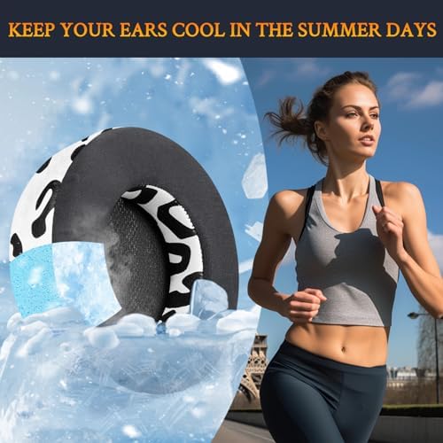 Upgrade Your Gaming Experience with SOULWIT Cooling Gel Ear Pads for Corsair Virtuoso RGB Wireless XT SE – Premium Noise Isolation Cushions for Enhanced Comfort and Performance, Ergonomically Designed for Long Sessions, Easy Installation, Sleek Black Finish