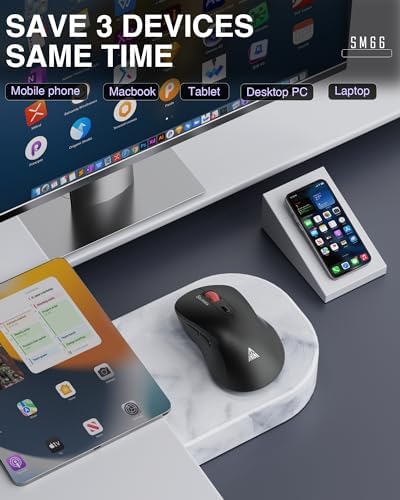 Experience Seamless Precision with the SM66 Green Silent Dual Mode Wireless Mouse – Ergonomic, Rechargeable, and Adjustable DPI Up to 4800 for Ultimate Flexibility in Bluetooth & Wireless Connectivity!