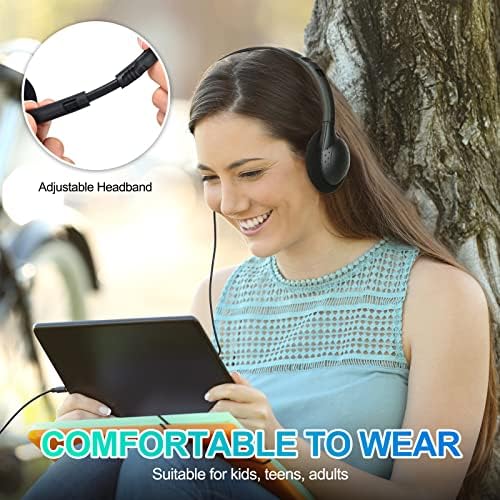Ultimate Classroom Audio Solution: Frienda 48-Pack Over-Ear Headphones for Students and Adults – Wired Stereo Headset with Universal 3.5 mm Jack – Perfect for Schools, Libraries, and Travel – Noise-Isolating Design for Maximum Concentration and Comfort – Lightweight, Durable, Ideal for Long Listening Sessions