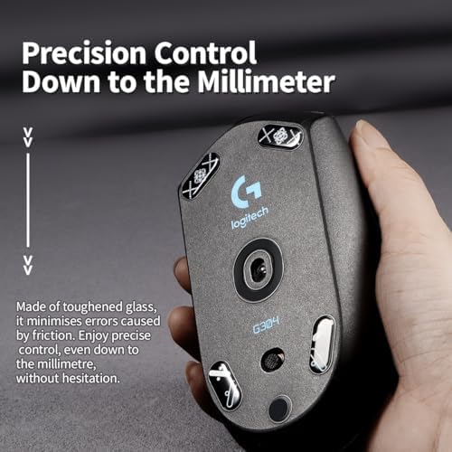 Transform Your Gameplay with immoenuc Glass Mouse Skates for Logitech G502 X Plus & Lightspeed – Ultra-Smooth, Durable Feet Pads for Enhanced Speed and Precision in Gaming Performance!