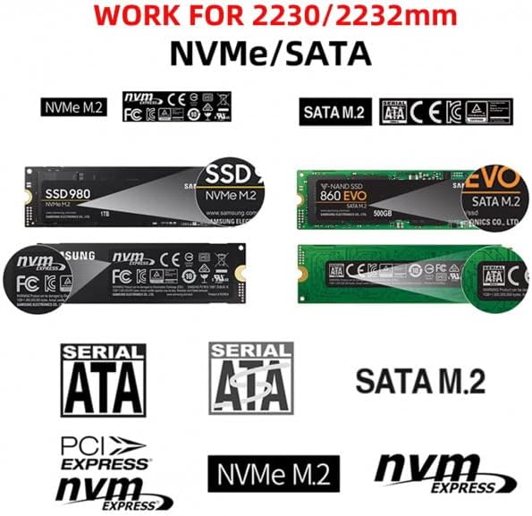 High-Speed xiwai USB 3.0 to NVMe M-Key M.2 NGFF SATA SSD External Converter Adapter with RTL9210 B Chipset – Ultimate Data Transfer Solution for On-the-Go Storage Expansion